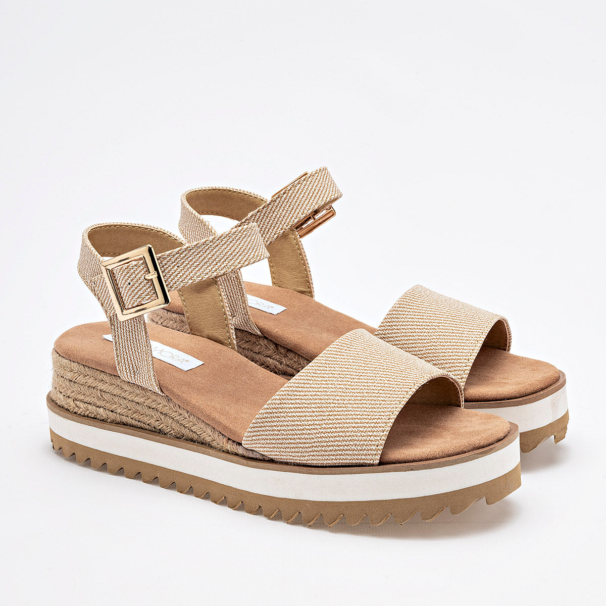 SANDALIA MUJER MORAMORA DIVA BEIGE