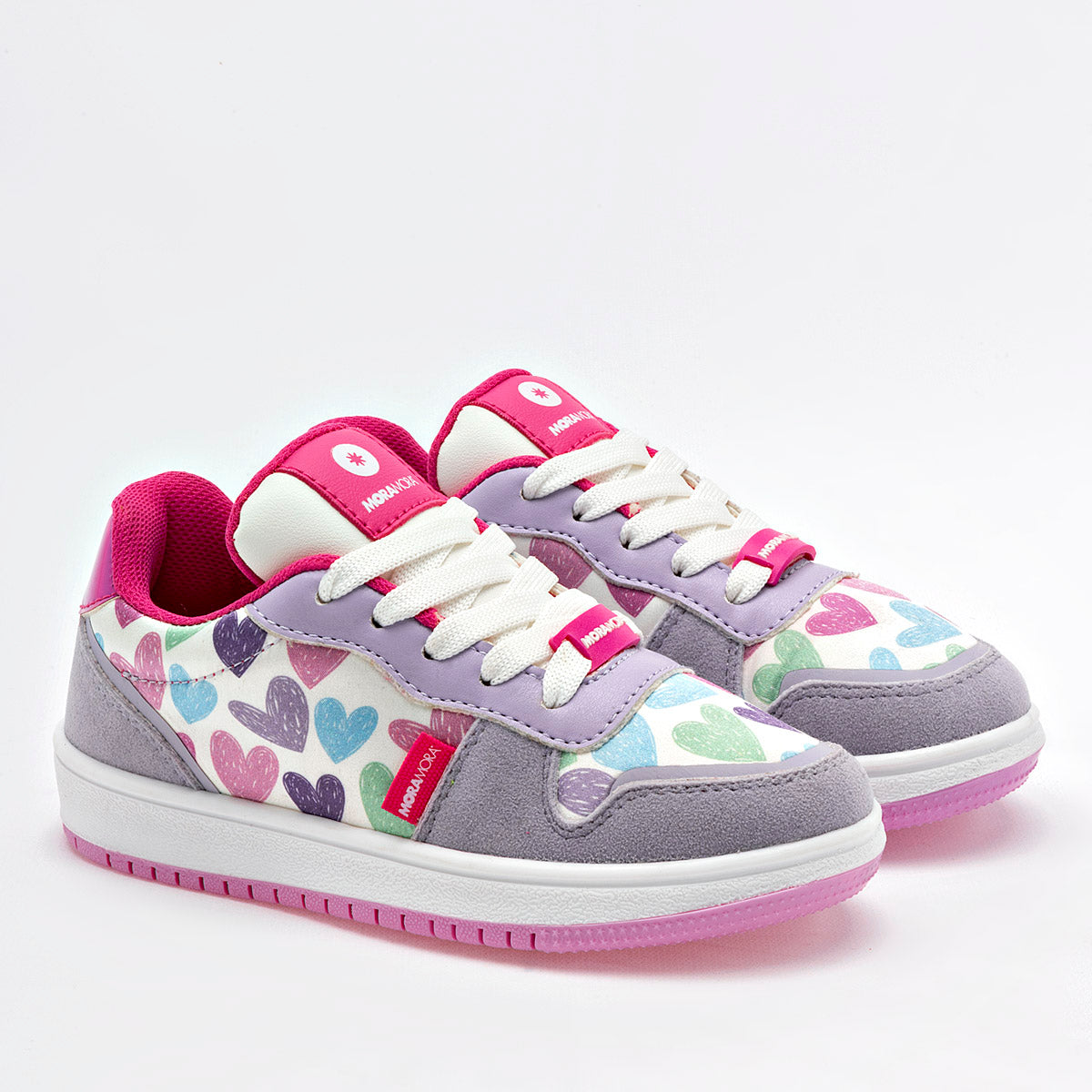 TENIS NIÑA URBANO MORAMORA ELNA LILA MULTICOLOR