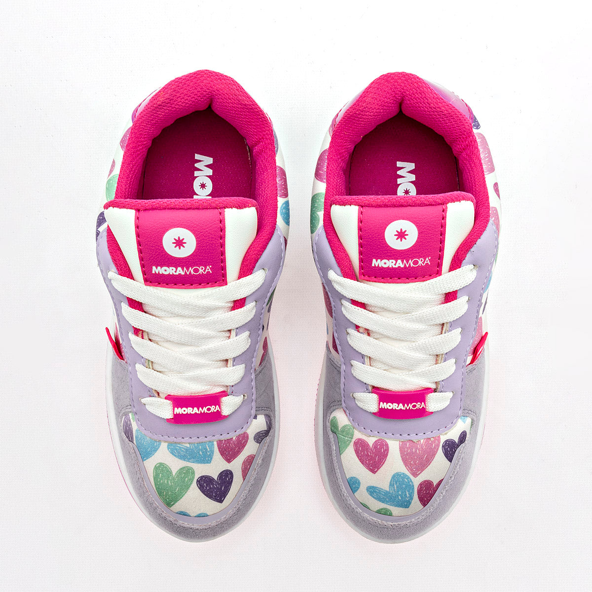TENIS NIÑA URBANO MORAMORA ELNA LILA MULTICOLOR