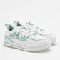 TENIS URBANO MUJER NEWK CD3301 BLANCO VERDE
