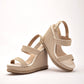 Sandalia CASUAL MUJER PIETRO ALESSANDRO 6263 BEIGE