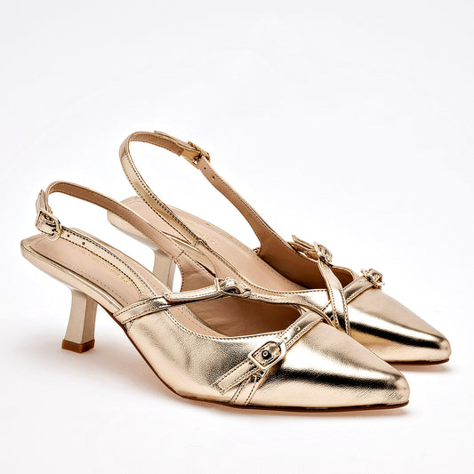 Zapatilla GRADUACION MUJER PIETRO ALESSANDRO 6500 ORO