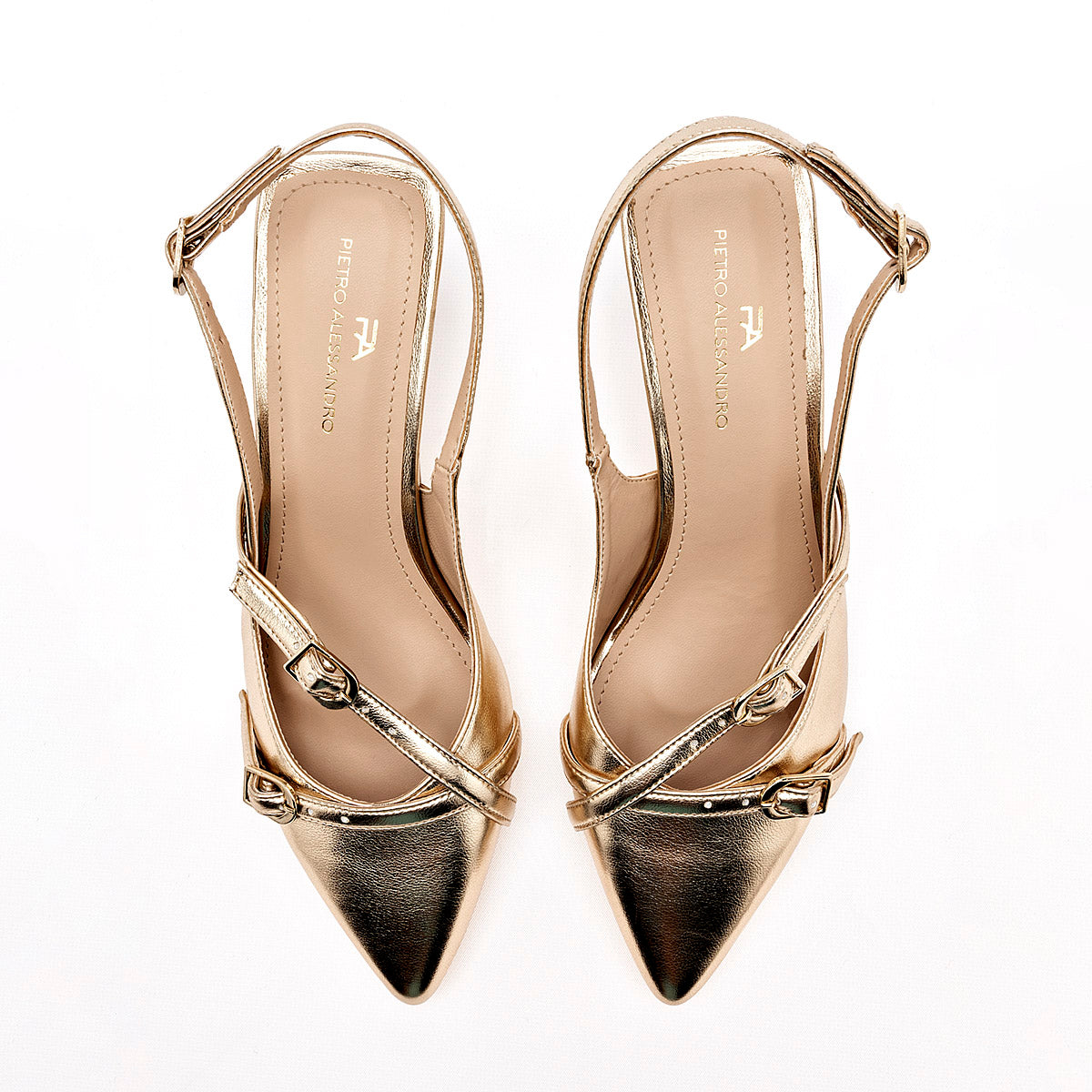 Zapatilla GRADUACION MUJER PIETRO ALESSANDRO 6500 ORO