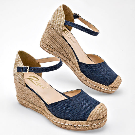 ZAPATO CASUAL MUJER RISEL 151 MARINO BEIGE