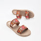SANDALIA MUJER RISEL 735 CAFE MULTICOLOR