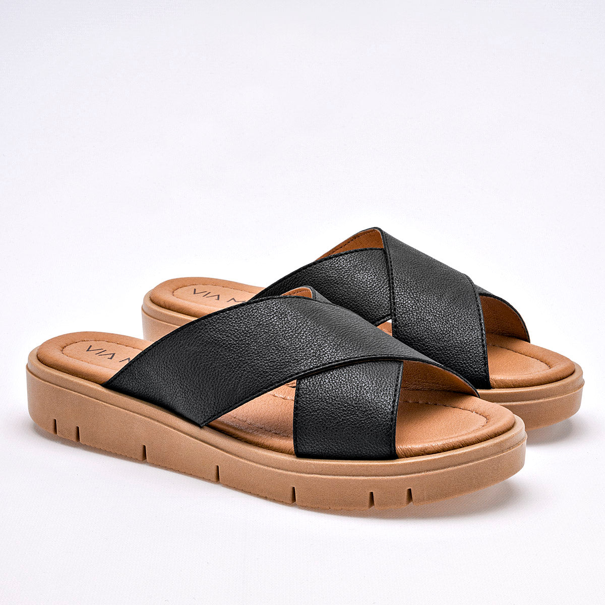 SANDALIA MUJER VIA MODA AITANA NEGRO