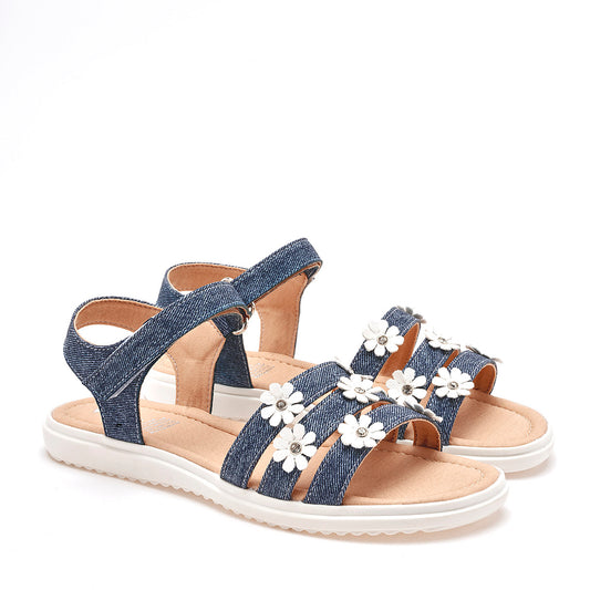 SANDALIA MUJER YUYIN 25123 MEZCLILLA