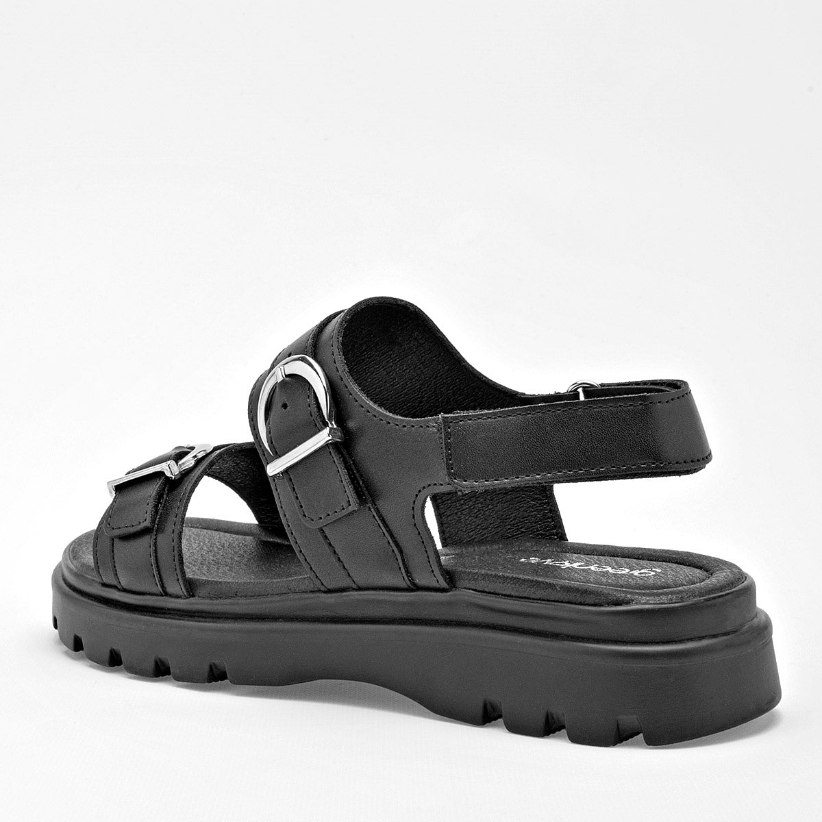 SANDALIA MUJER GREEN LOVE 94043 NEGRO
