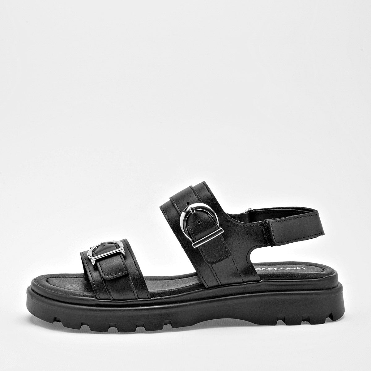 SANDALIA MUJER GREEN LOVE 94043 NEGRO