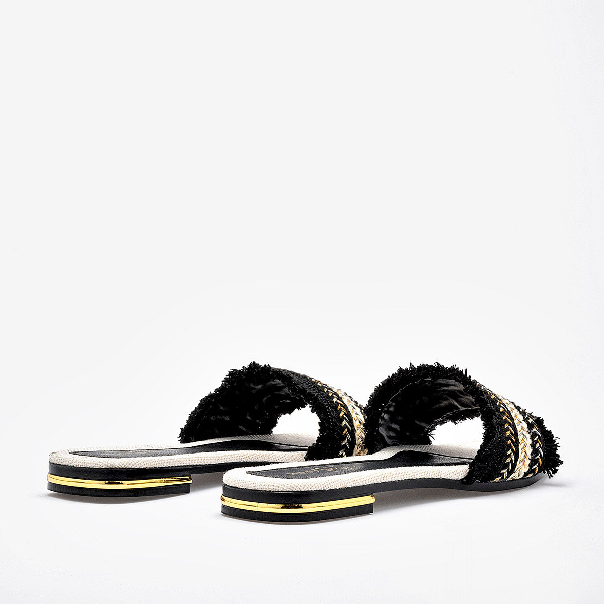 SANDALIA MUJER MORA TIERRA SUSANA NEGRO BEIGE