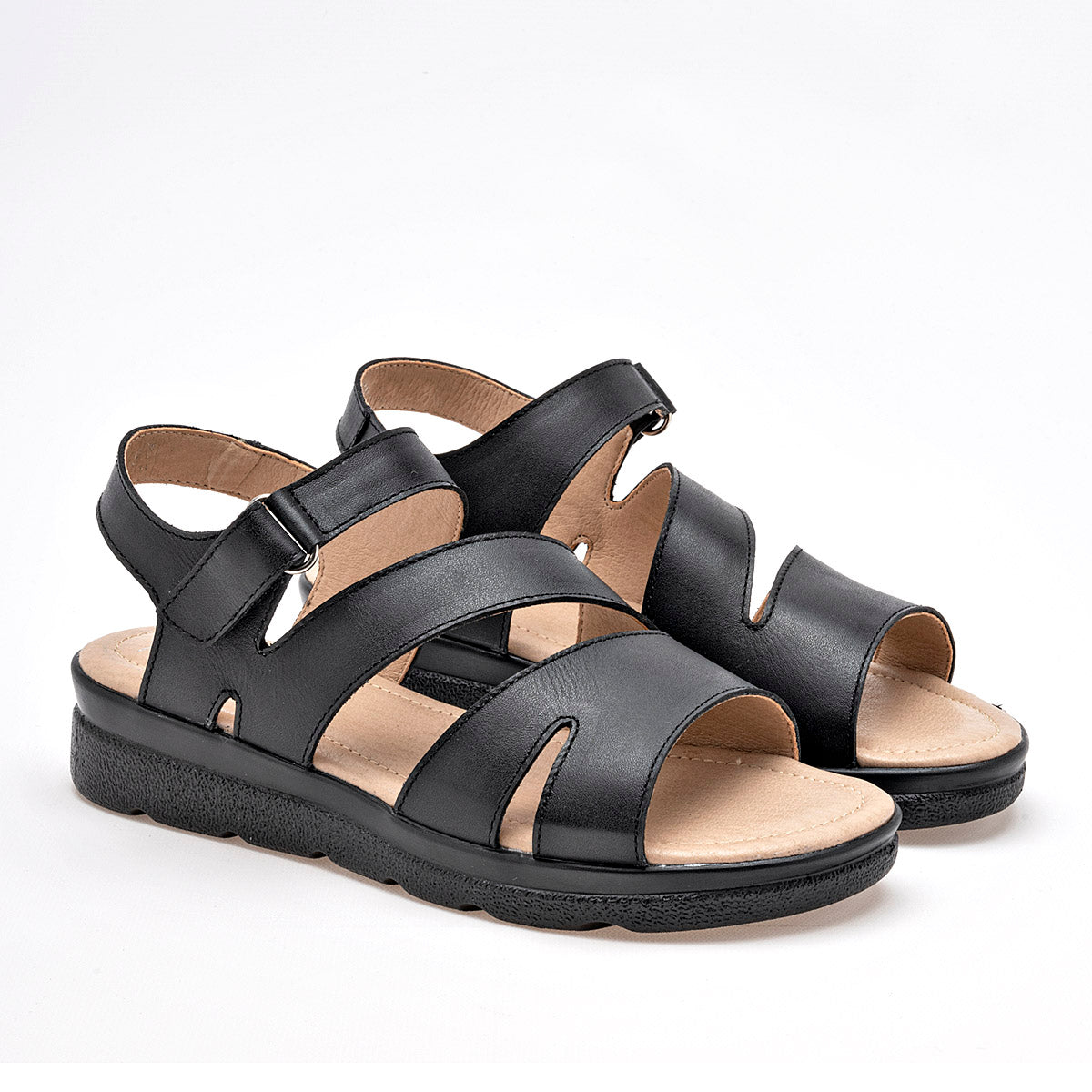 SANDALIA MUJER PRINCIPESSA 8558 NEGRO