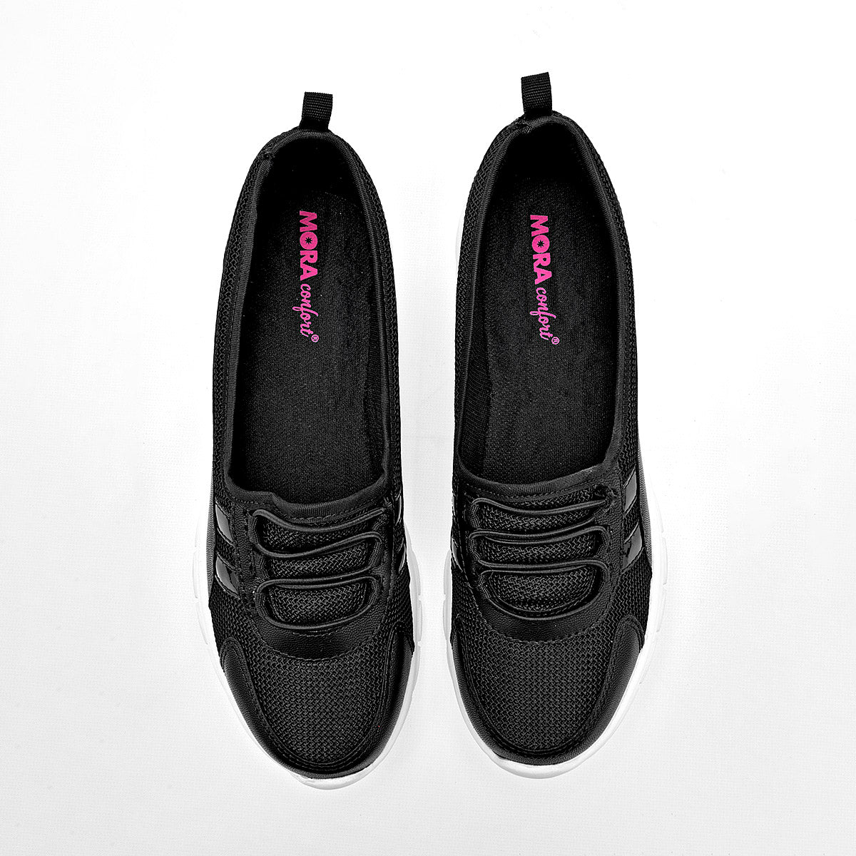 ZAPATO CASUAL MUJER MORA CONFORT YOLANDA NEGRO