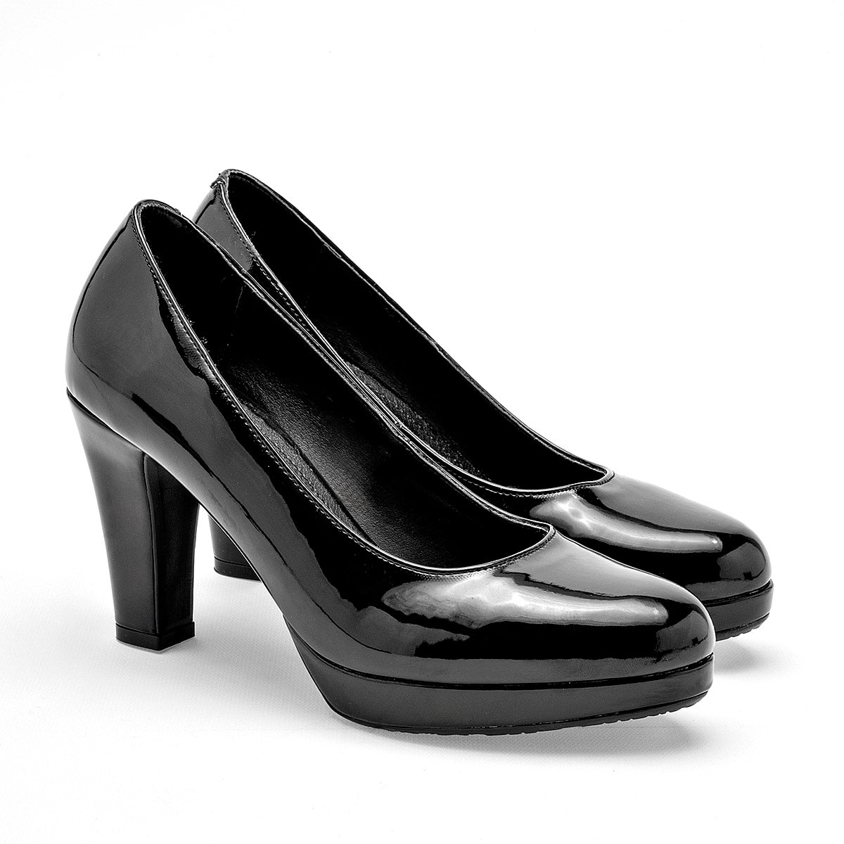 ZAPATILLA MUJER POPTOPS 2406 NEGRO CHAROL
