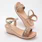 ZAPATO GRADUACION MUJER RISEL 699 ORO ROSA TORNASOL