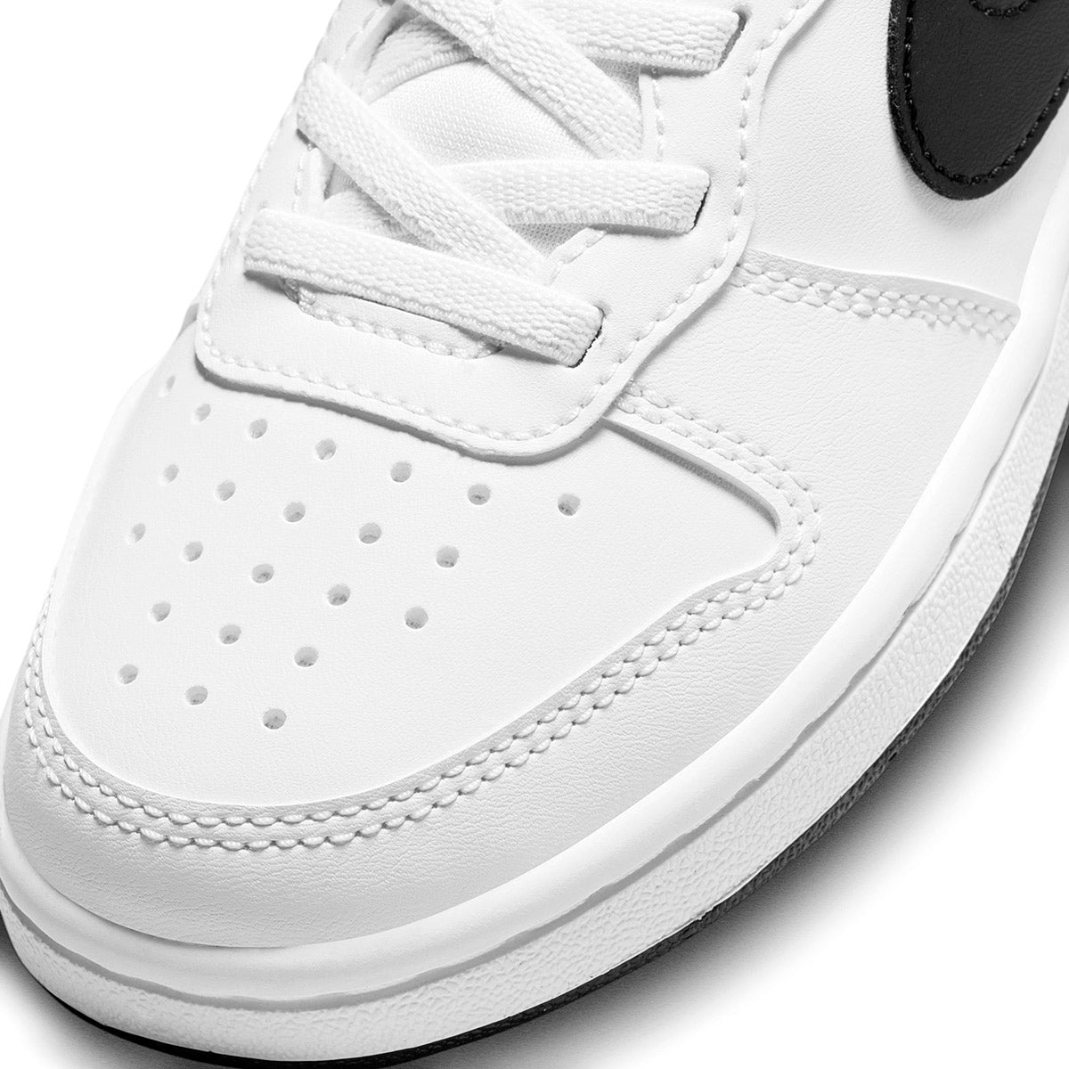 TENIS NIÑO URBANO NIKE  Court Borough Low Recraft (BPV) BLANCO NEGRO