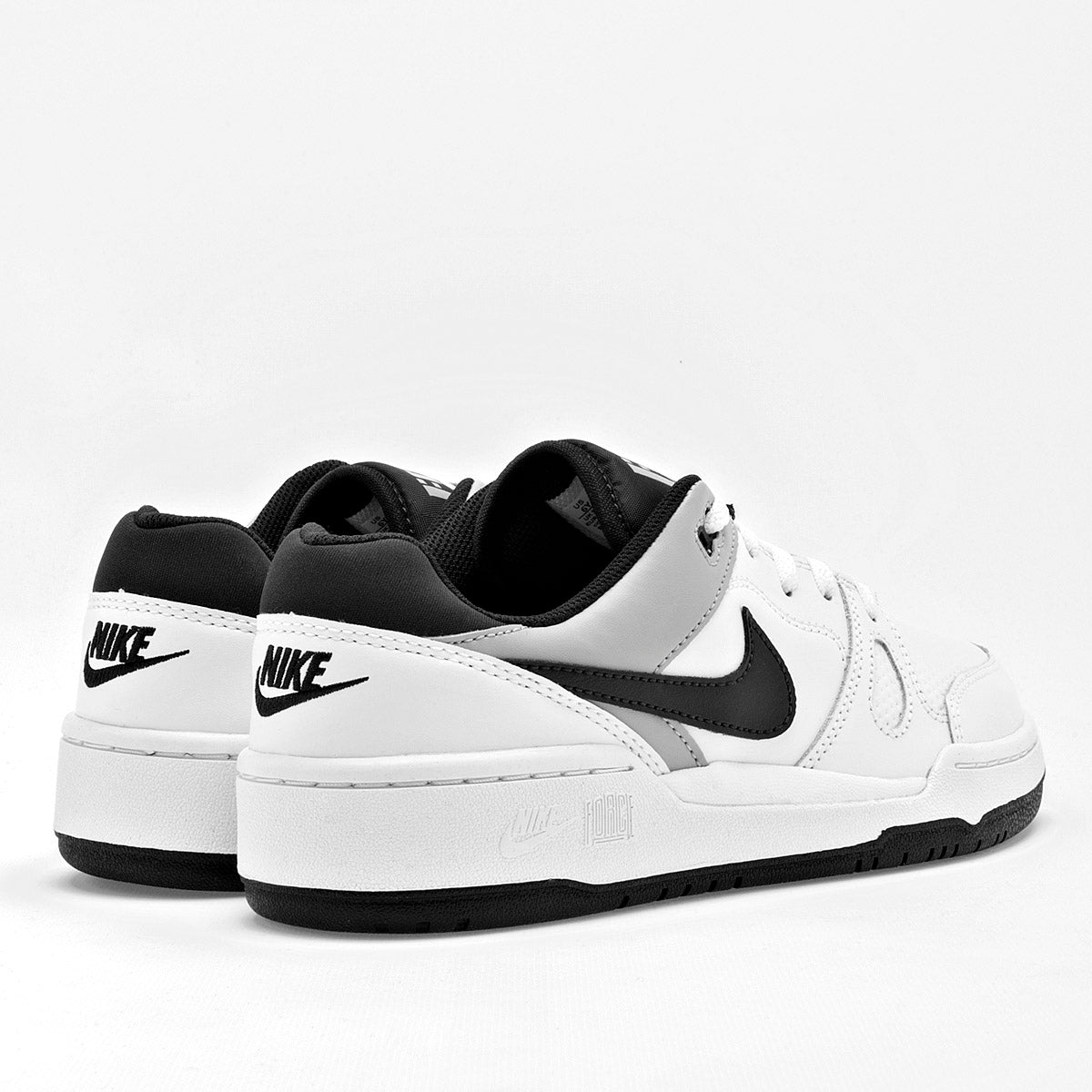 TENIS DEPORTIVO JUVENIL NIKE  Full Force Low (GS) BLANCO GRIS NEGRO