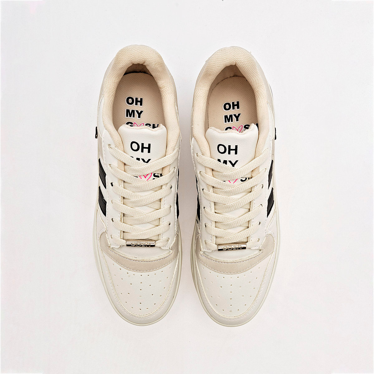 TENIS URBANO MUJER GÖSH 29300 BEIGE NEGRO