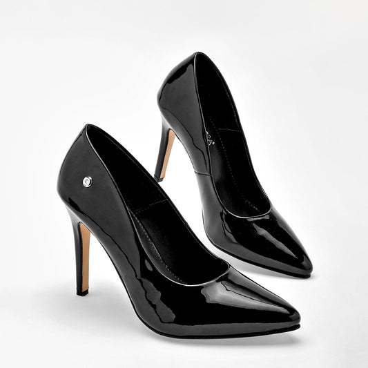 ZAPATILLA MUJER MORAMORA ERIKA NEGRO CHAROL