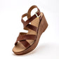 SANDALIA MUJER MAXIM 792 CAMEL