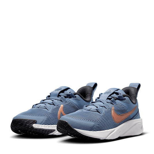 TENIS NIÑO DEPORTIVO NIKE  Star Runner 4 AZUL ORO