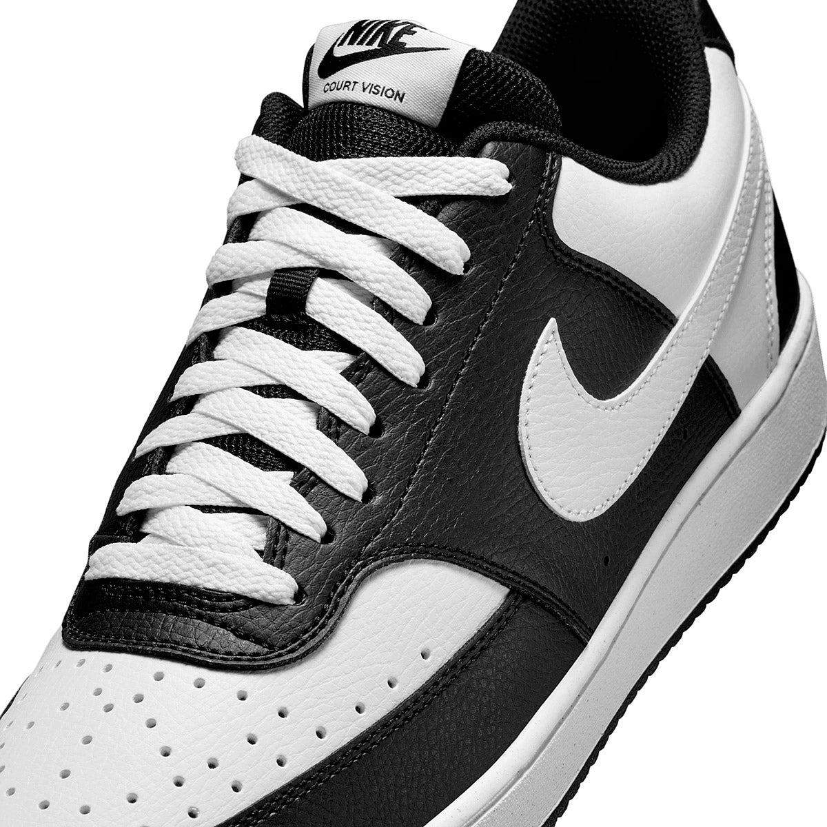 TENIS URBANO HOMBRE NIKE  Court Vision LO NEGRO BLANCO