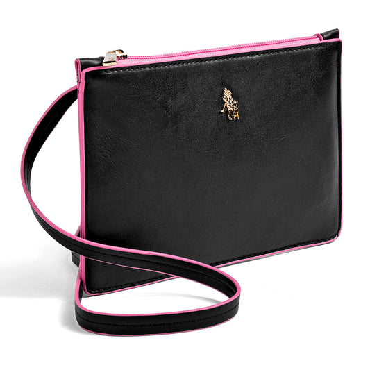 BOLSA CASUAL MUJER ACCESORIOS HPC POLO 848 NEGRO