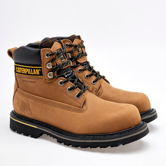 Botas de piel para Hombre marca Caterpillar Amarillo