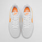 TENIS URBANO JUVENIL NIKE  Court Borough Low Recraft (BG) BLANCO NARANJA