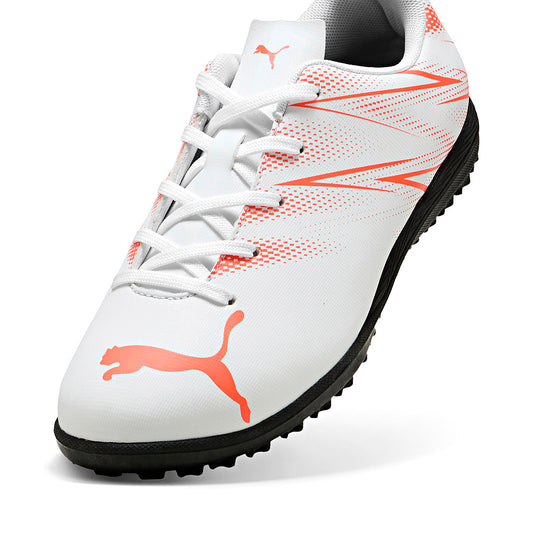 TENIS DEPORTIVO JOVEN PUMA Attacanto TT Jr BLANCO NARANJA