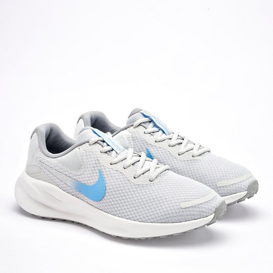 TENIS DEPORTIVO MUJER NIKE W  Revolution 7 GRIS AZUL