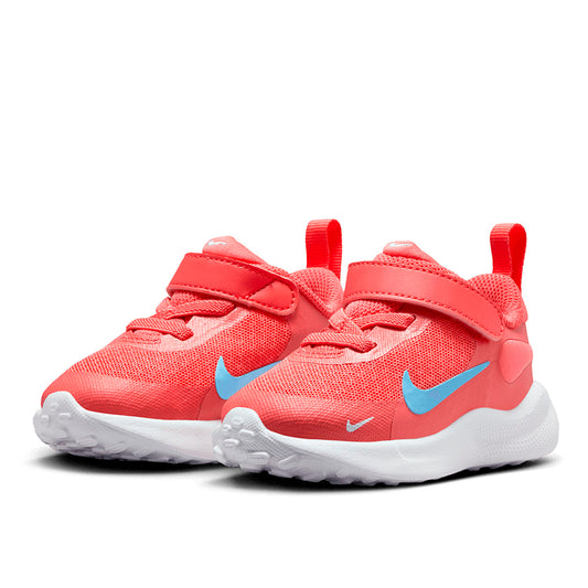 TENIS NIÑO URBANO NIKE  Revolution 7 (TDV) CORAL AZUL