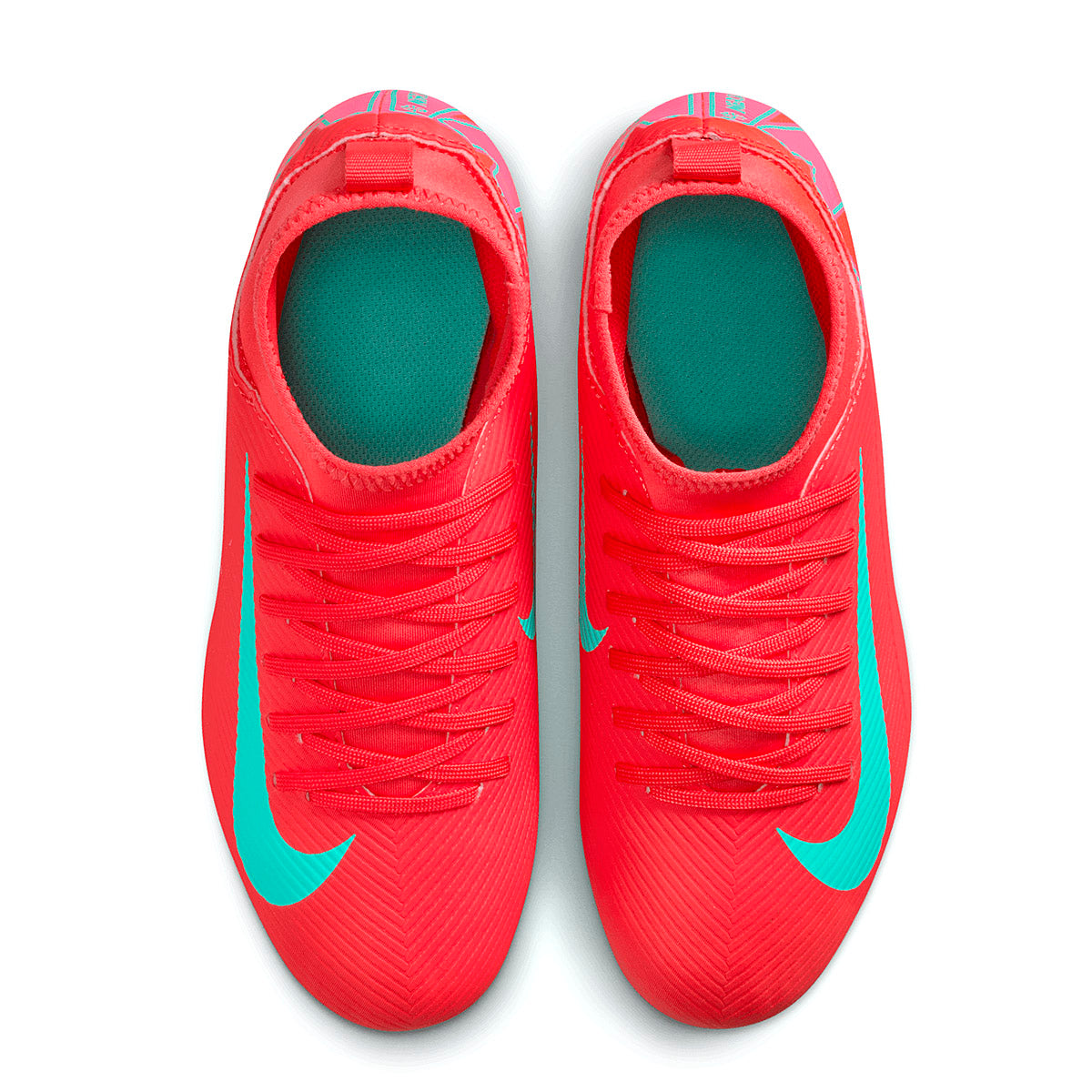 TENIS DEPORTIVO JUVENIL NIKE Jr Superfly 10 Club FG/MG CORAL AZUL