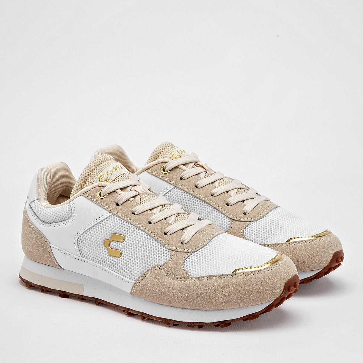 TENIS URBANO MUJER CHARLY 1043141001 BLANCO BEIGE