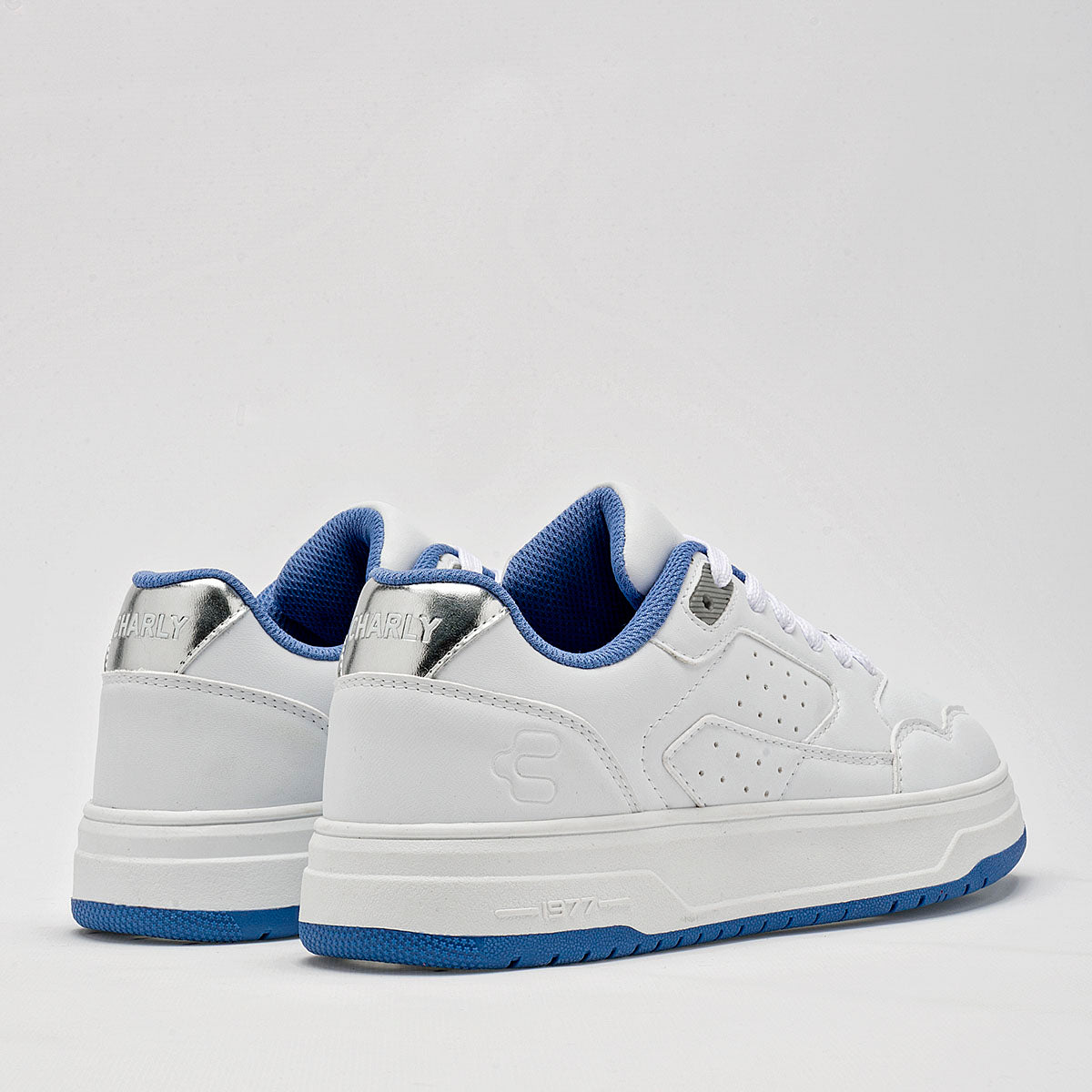 TENIS URBANO MUJER CHARLY 1043161001 BLANCO PLATA