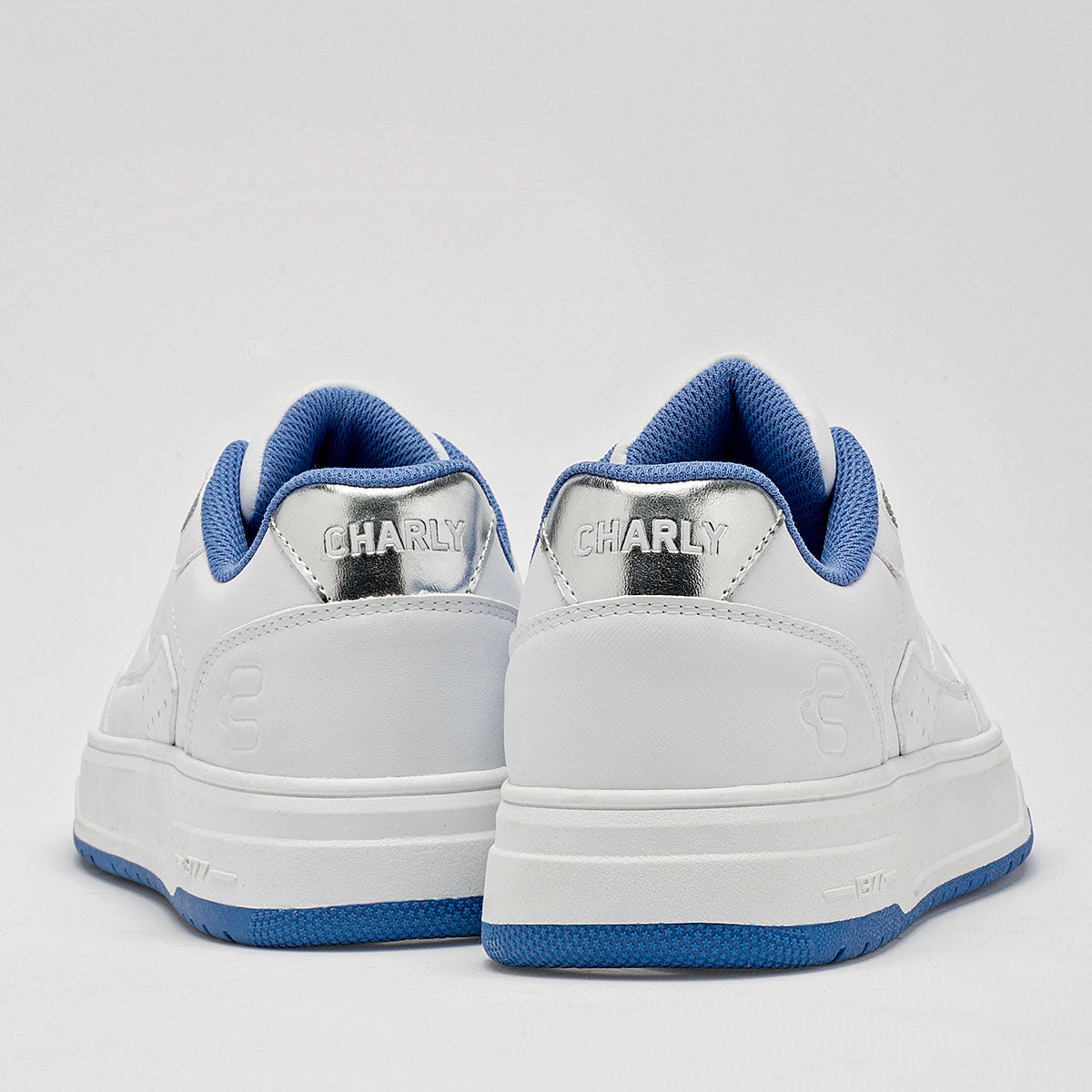 TENIS URBANO MUJER CHARLY 1043161001 BLANCO PLATA