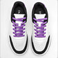 TENIS URBANO MUJER CHARLY 1043164002 BLANCO NEGRO LILA