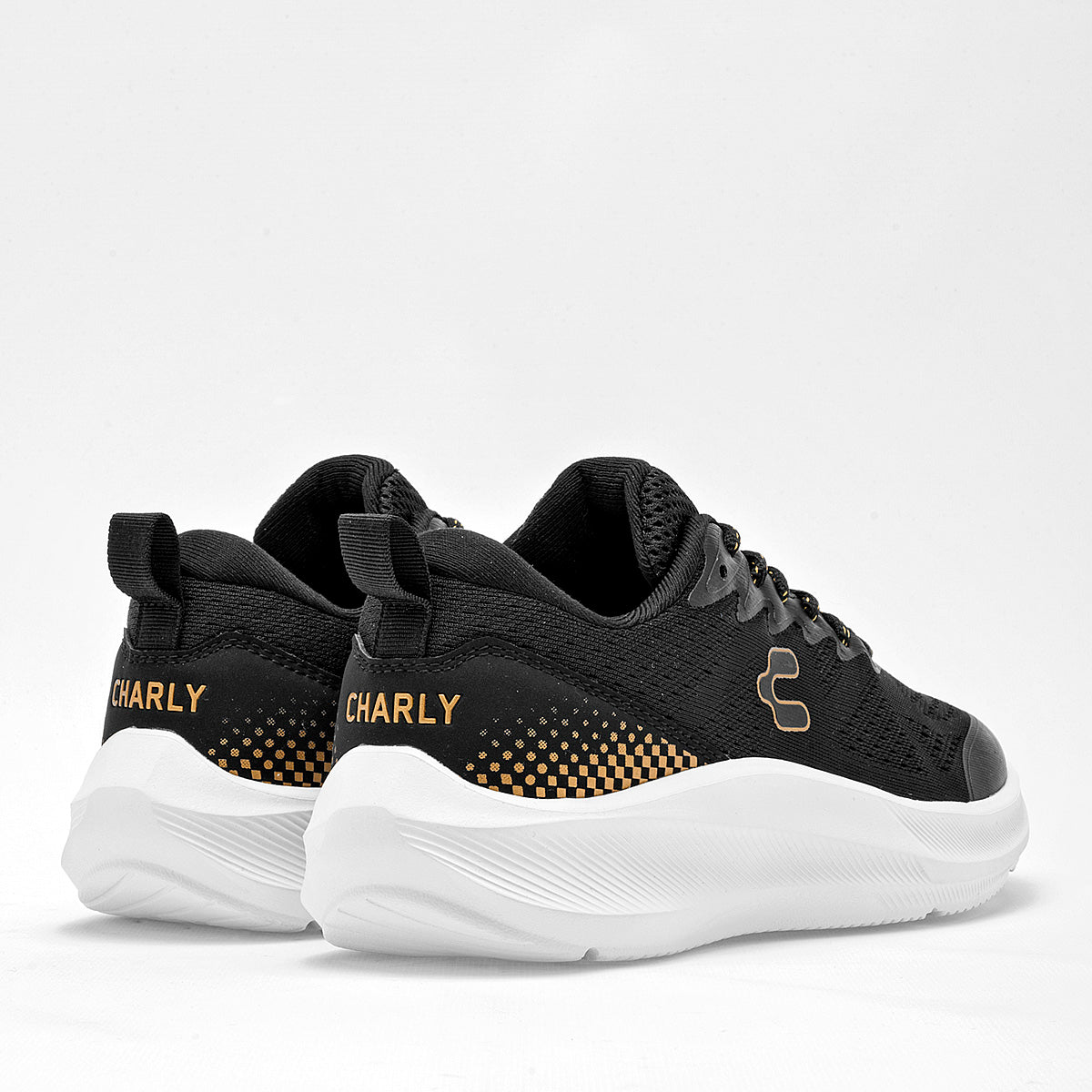 TENIS DEPORTIVO MUJER CHARLY 1043170001 NEGRO ORO