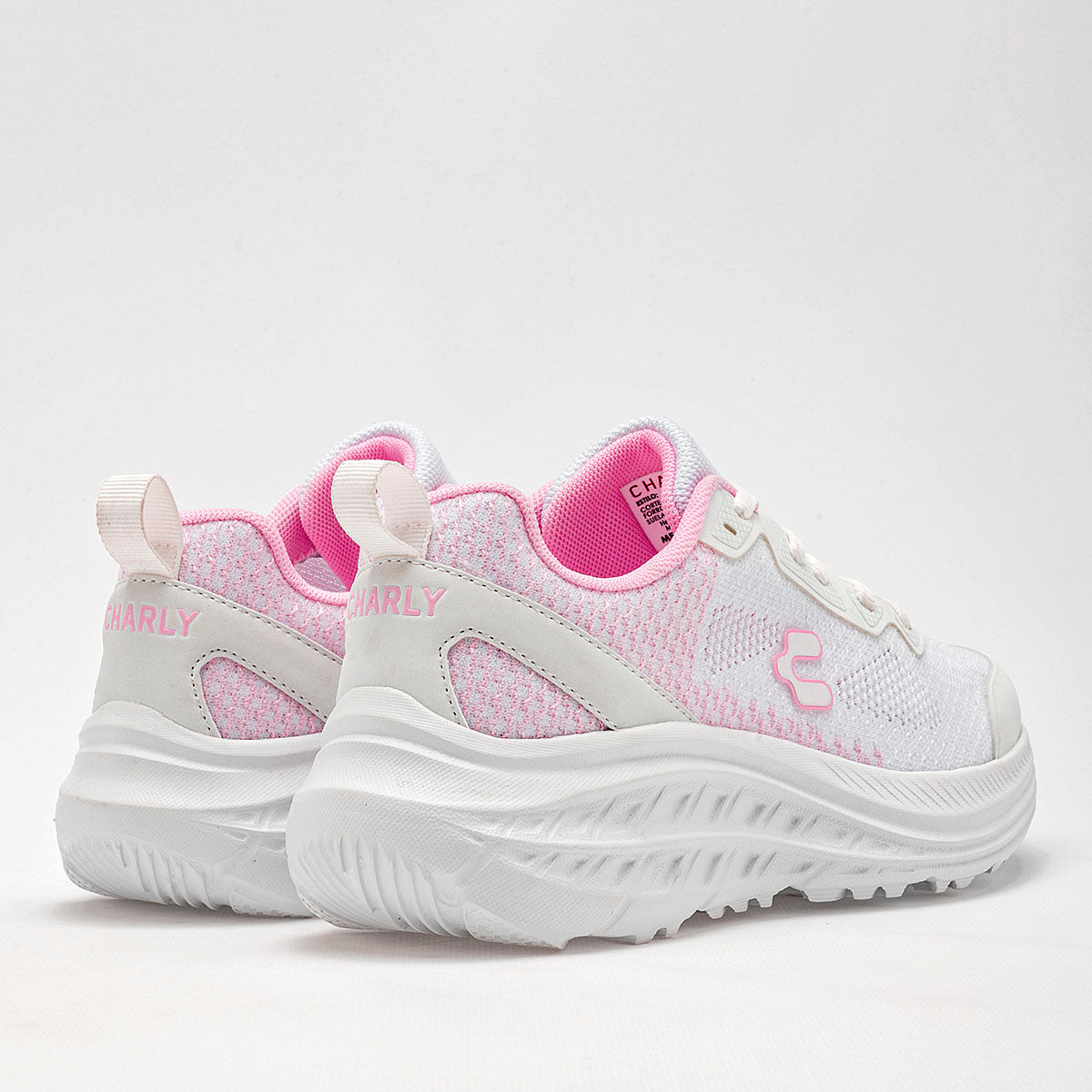 TENIS DEPORTIVO MUJER CHARLY 1043172004 BLANCO ROSA