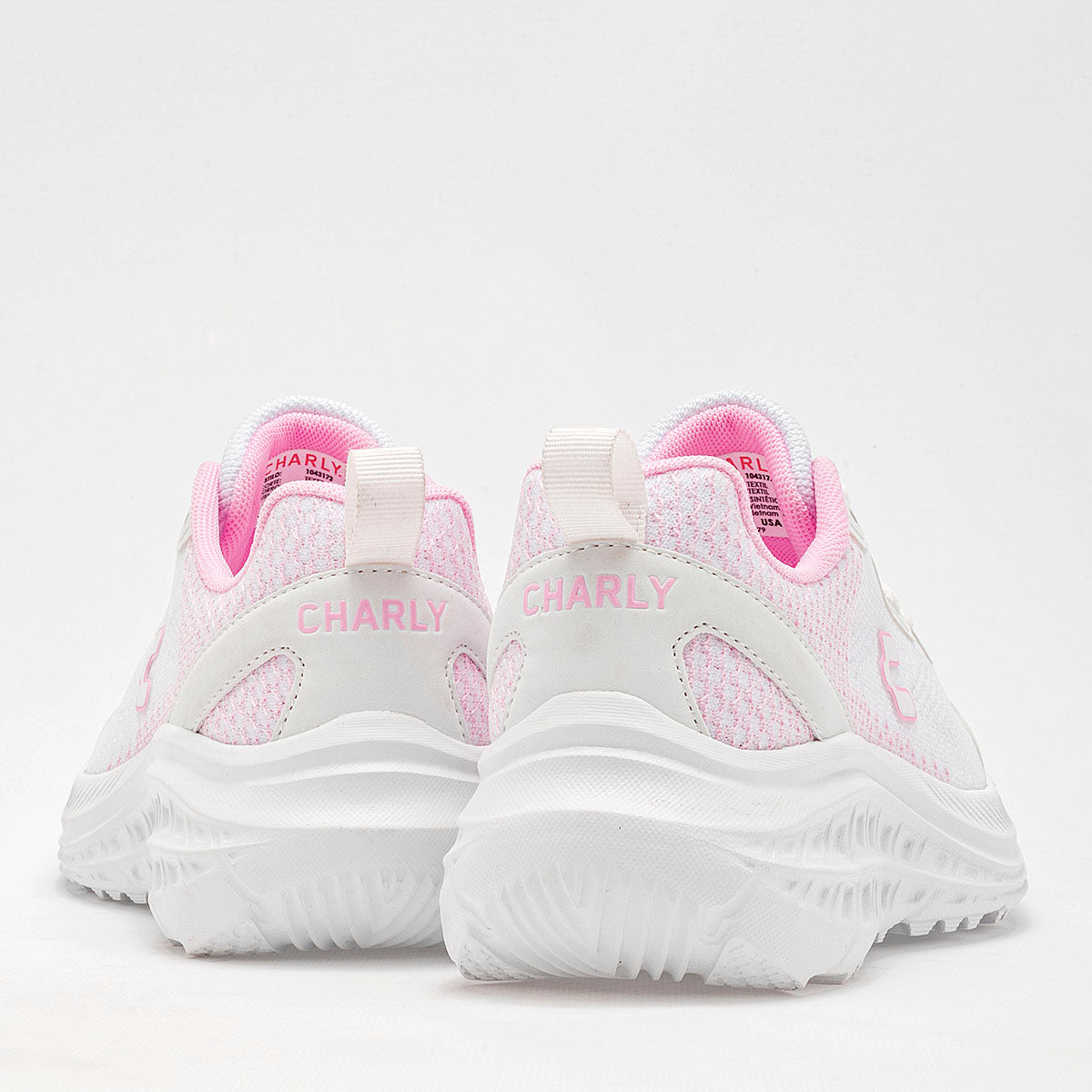 TENIS DEPORTIVO MUJER CHARLY 1043172004 BLANCO ROSA