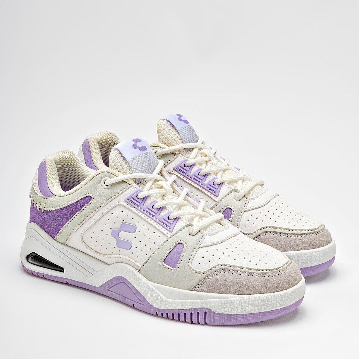 TENIS URBANO MUJER CHARLY 1059336007 BLANCO GRIS LILA