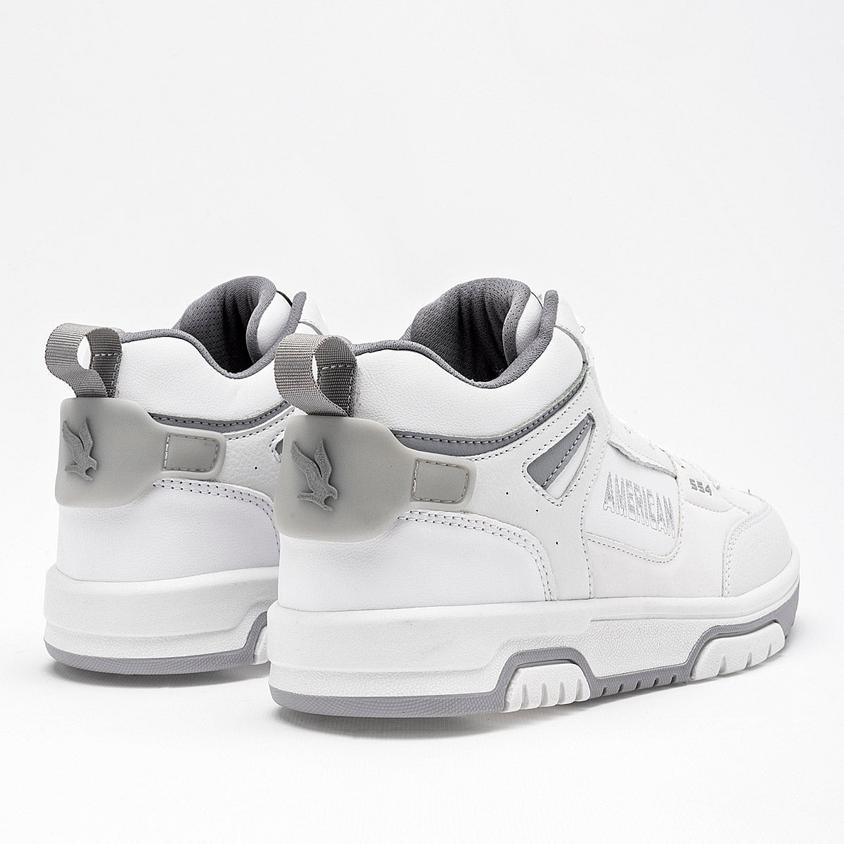 TENIS URBANO JUVENIL AMERICAN FIRE 7146 BLANCO GRIS