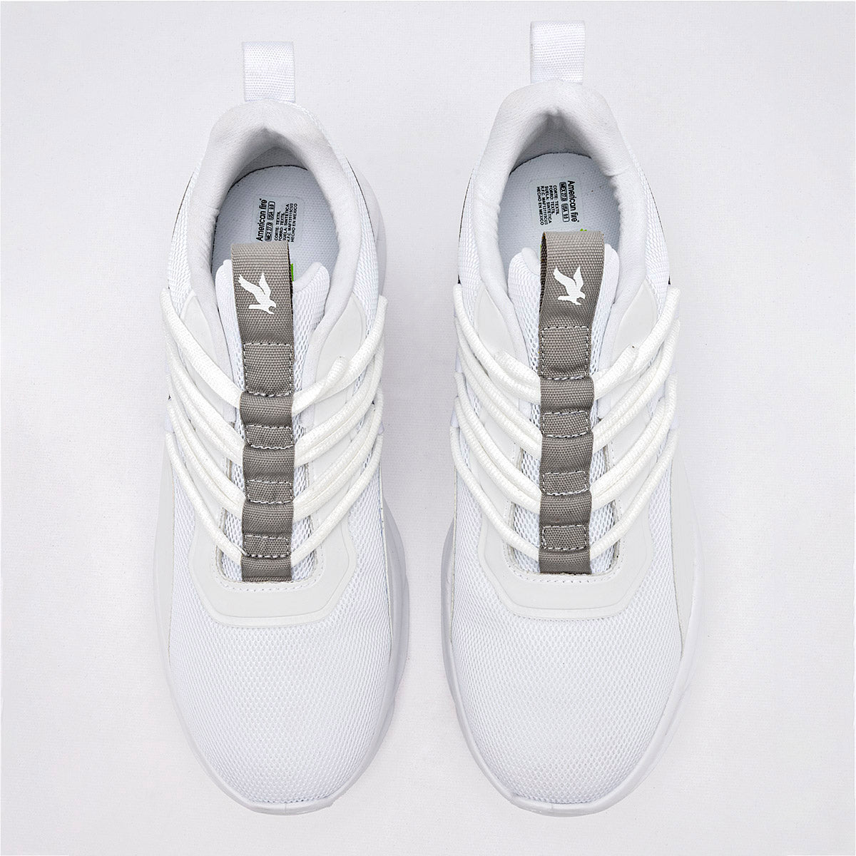TENIS URBANO HOMBRE AMERICAN FIRE A97 BLANCO GRIS