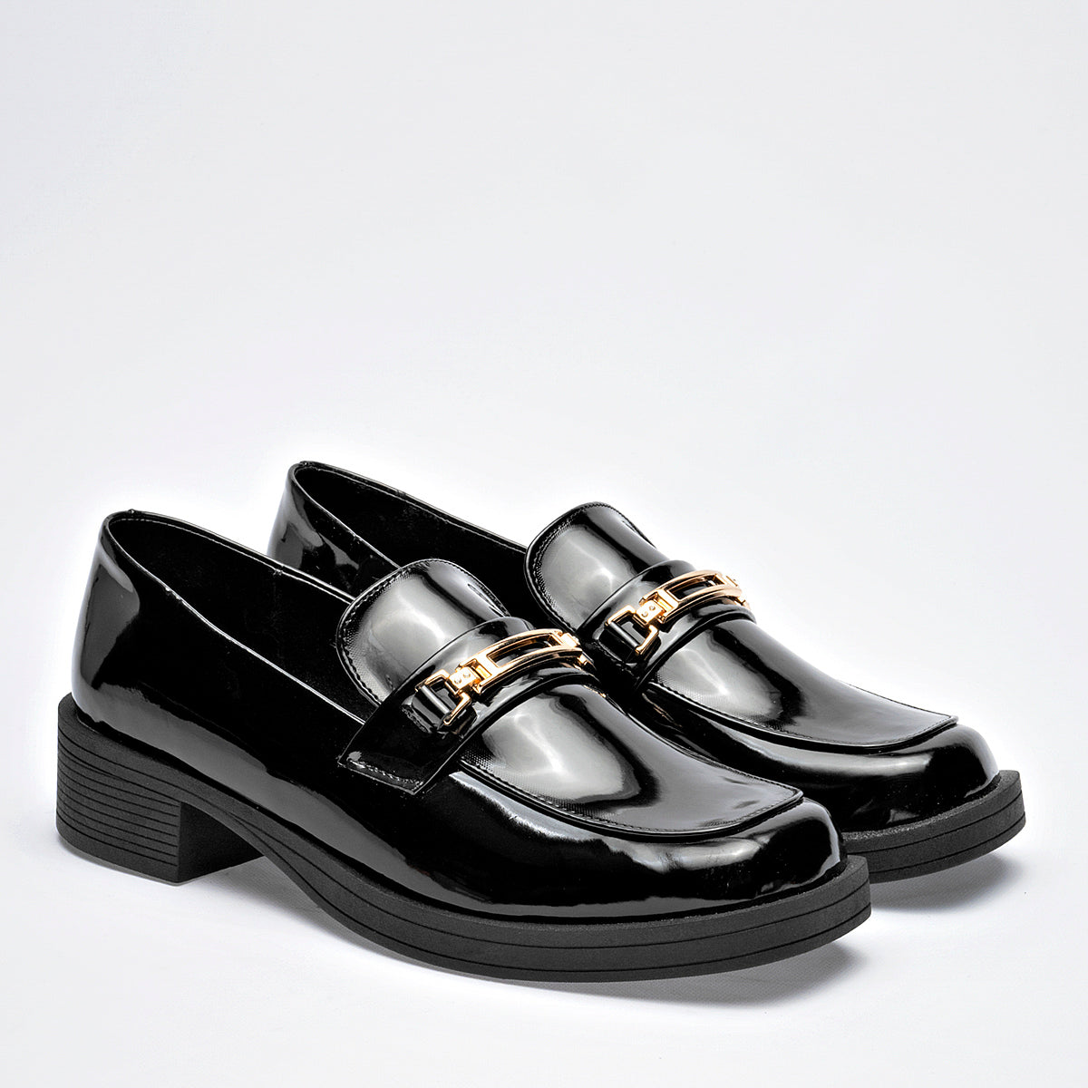 Mocasin Casual Charol Been Class Mujer 19461 Negro