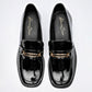 Mocasin Casual Charol Been Class Mujer 19461 Negro