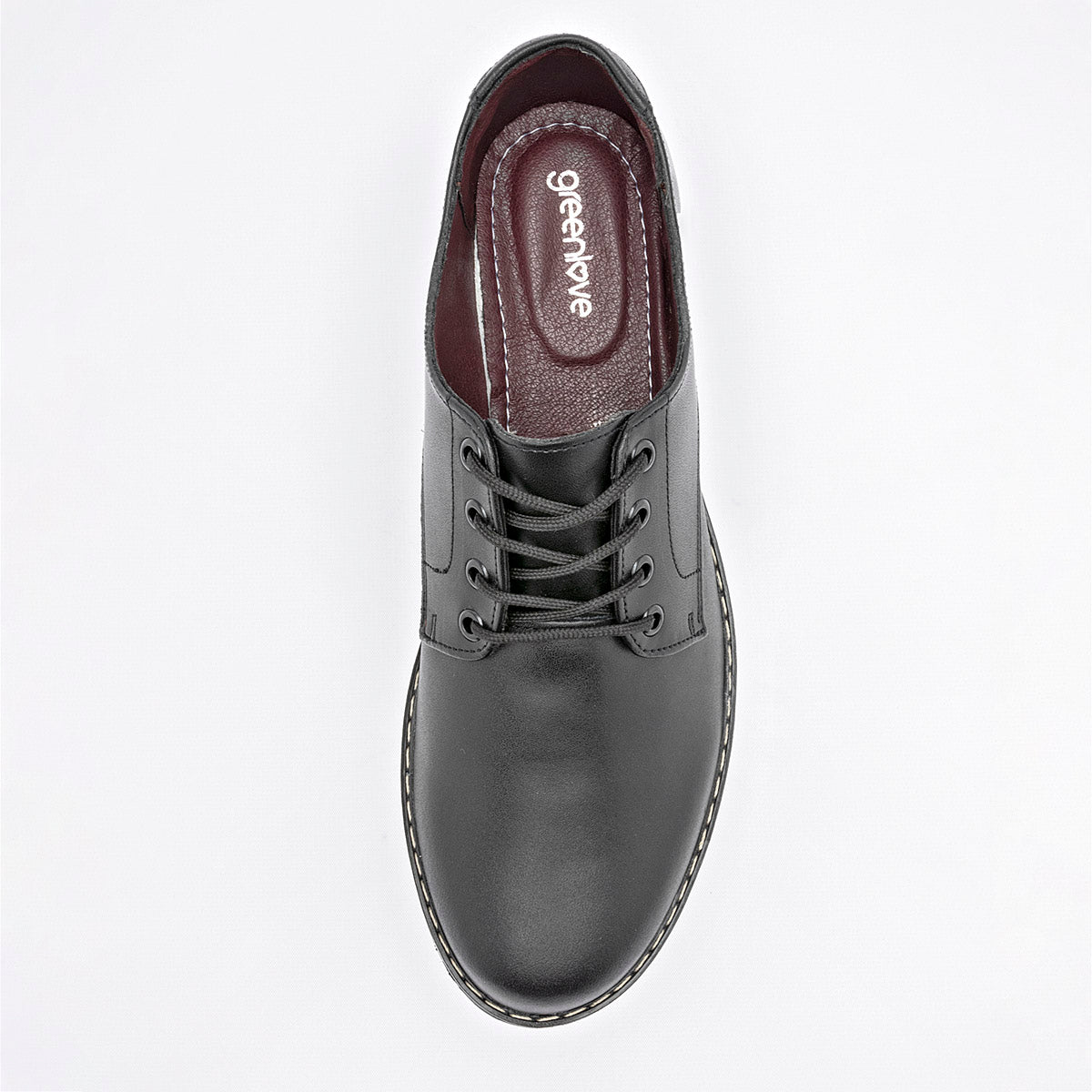 ZAPATO VESTIR JUVENIL GREEN LOVE 93120 NEGRO
