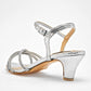 Zapatilla Casual Lady One Mujer Ara0103 Plata Tacon 5 Cm