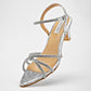 Zapatilla Casual Lady One Mujer Ara0103 Plata Tacon 5 Cm