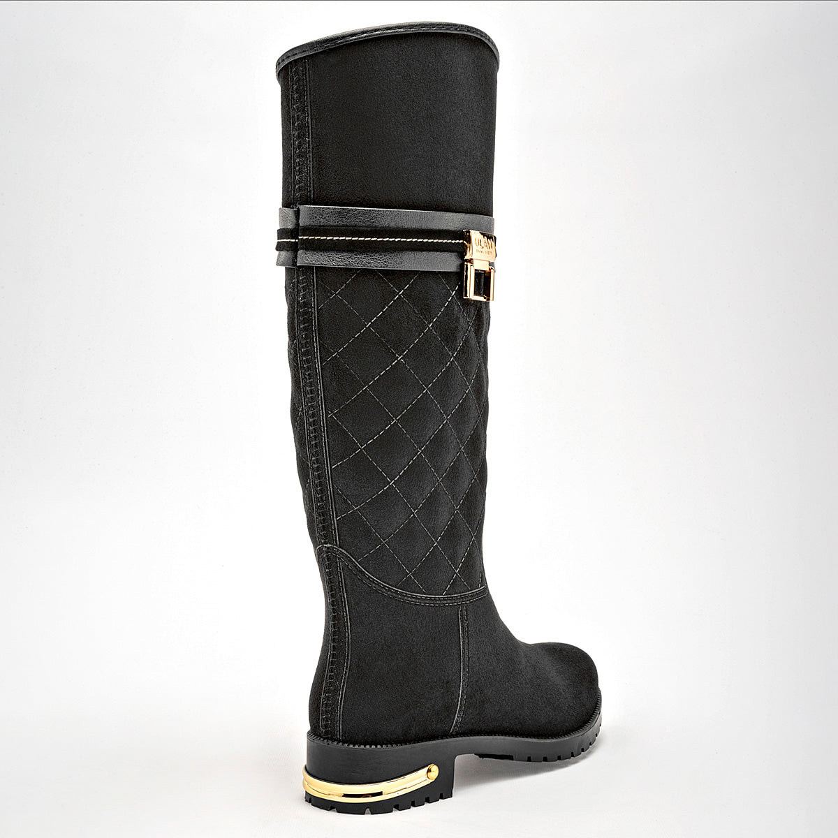 Bota Larga impermeable Top Moda Mujer 1510 Negro Tubo 37