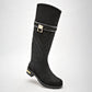      Bota Larga impermeable Top Moda Mujer 1510 Negro Tubo 37