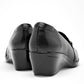 Zapato Confort Piel Flexi Mujer 45233 Negro Plataforma 5 Cm